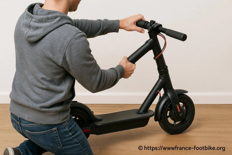 Comment plier une trottinette électrique facilement ?