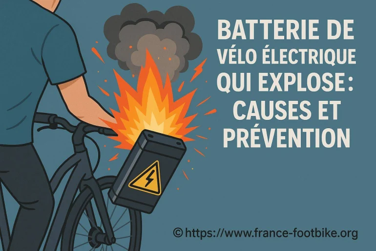 Batterie de vélo électrique qui explose : quelles sont les causes et comment prévenir ce risque ?