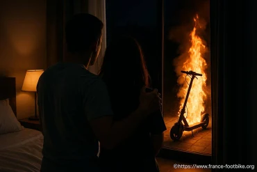 Incendie à rambouillet : la batterie d'une trottinette électrique s'enflamme en pleine nuit