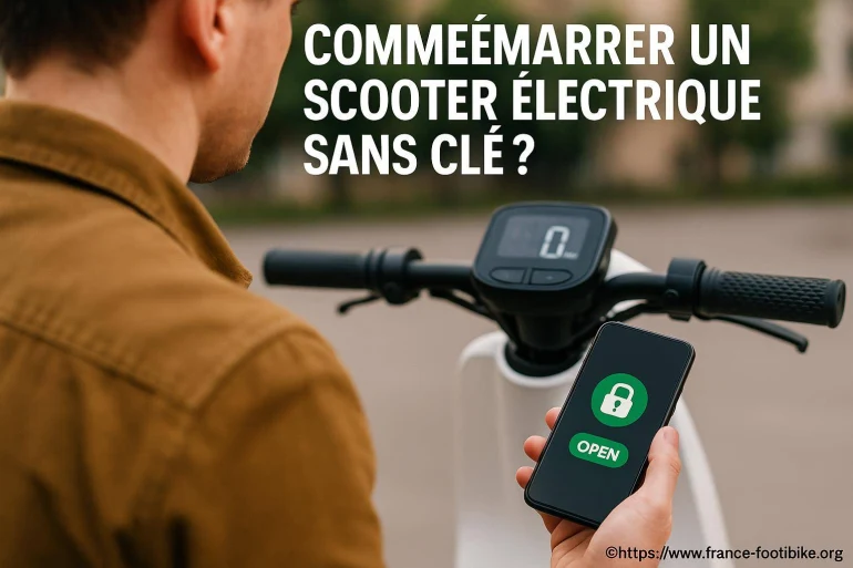 Comment démarrer un scooter électrique sans clé facilement ?