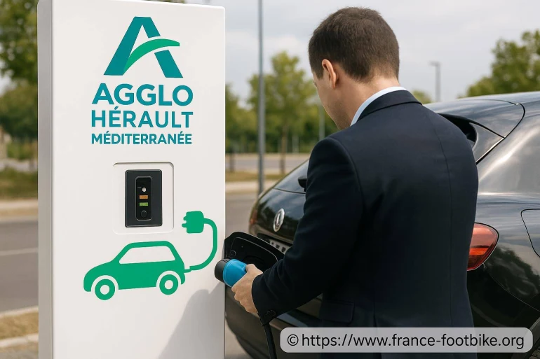 L'agglo hérault méditerranée installe ses premières bornes de recharge électrique