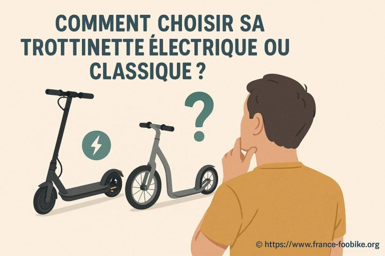 Comment choisir sa trottinette électrique ou classique ?