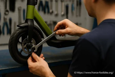 Où faire changer la roue de sa trottinette ?