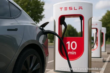 Les bornes tesla pour voiture électrique qui rechargent en 10 minutes arrivent enfin