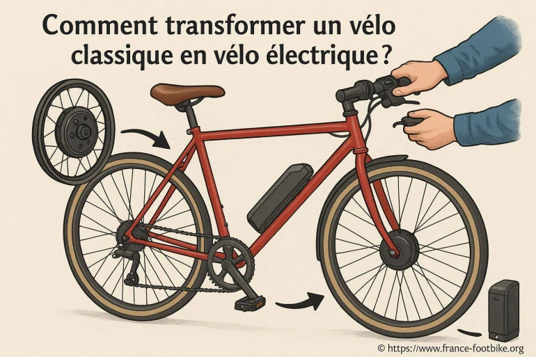 Comment transformer un vélo classique en vélo électrique ?