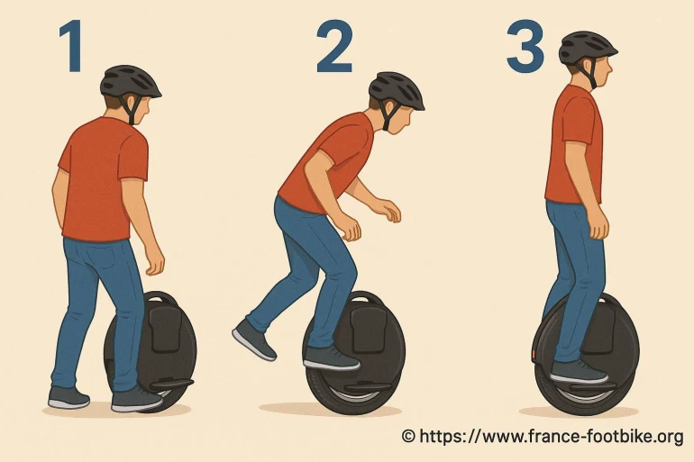Comment monter sur un gyroroue facilement et en toute sécurité ?