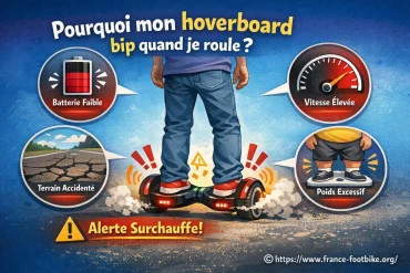 Pourquoi mon hoverboard bip quand je roule ? causes et solutions
