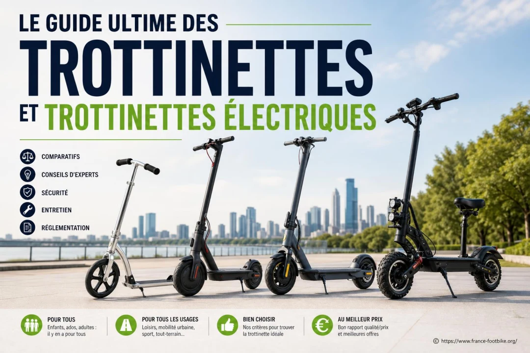 Le guide ultime des trottinettes et trottinettes électriques