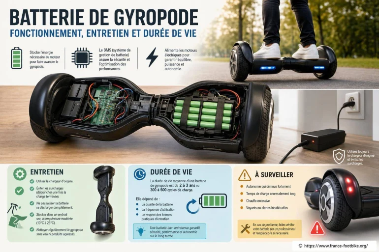 Batterie de gyropode : comment fonctionne-t-elle et comment l’entretenir ?