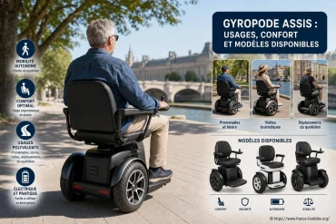 Gyropode assis : usages, confort et modèles disponibles
