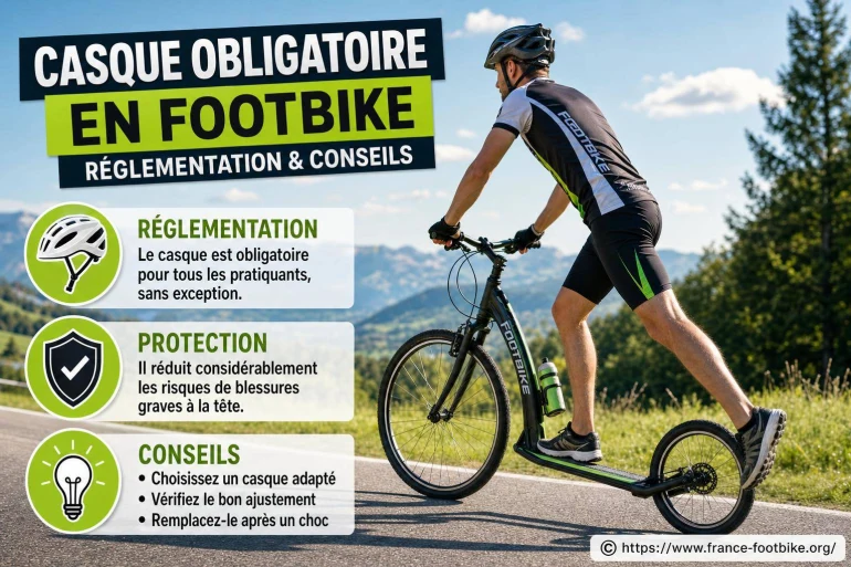 Casque obligatoire en footbike : réglementation et conseils