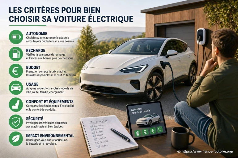 Les critères pour bien choisir sa voiture électrique