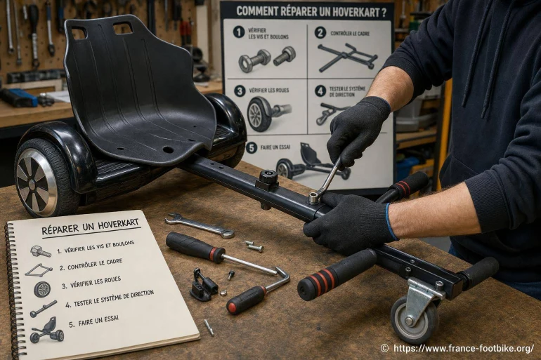 Comment réparer un hoverkart ?