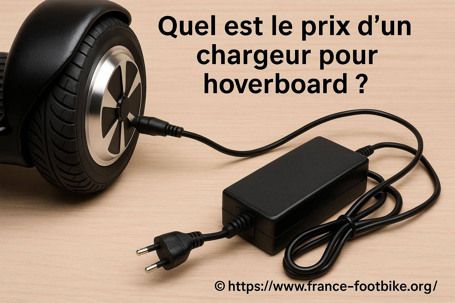 Quel est le prix d'un chargeur pour hoverboard ?
