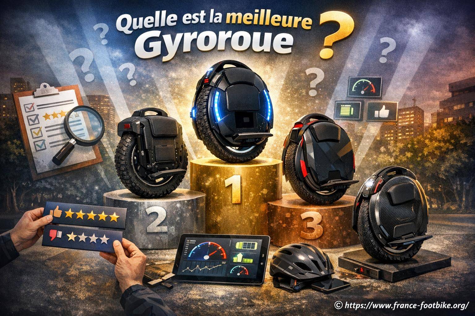 Quelle est la meilleure gyroroue pour vos déplacements urbains ?