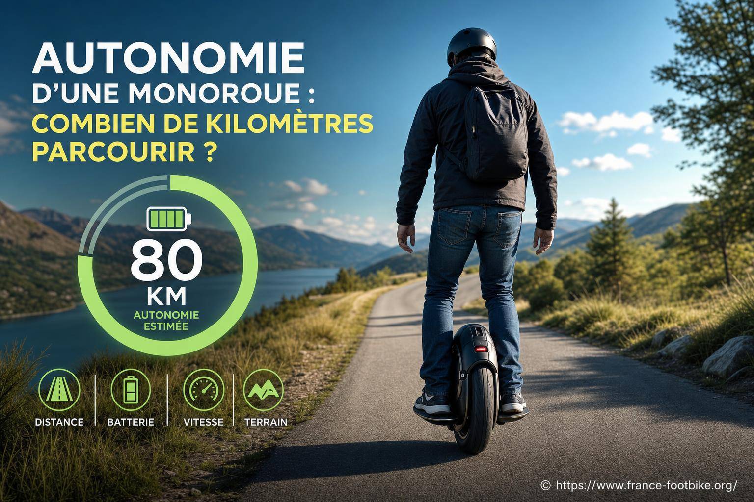 Autonomie d'une monoroue : combien de kilomètres peut-on parcourir ?